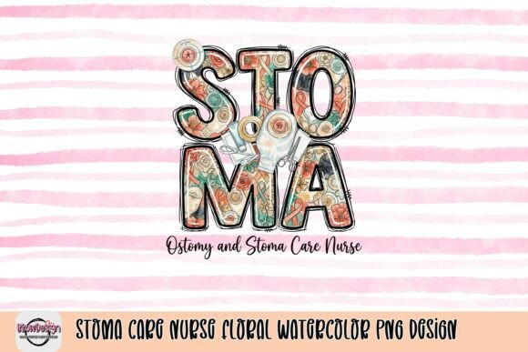 A Tribute in Watercolor: The Stoma Care Nurse Design
