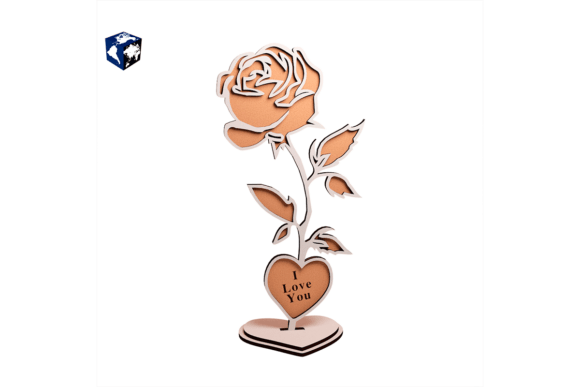 Beautiful Laser-Cut Rose: A Handcrafted Gift Project