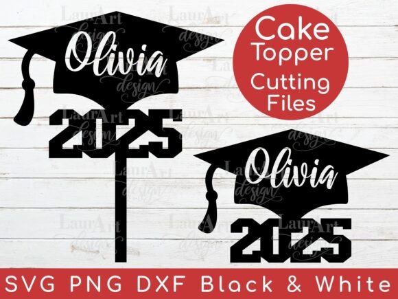 Celebrate 2025 with the Perfect Graduation Hat Cake Topper