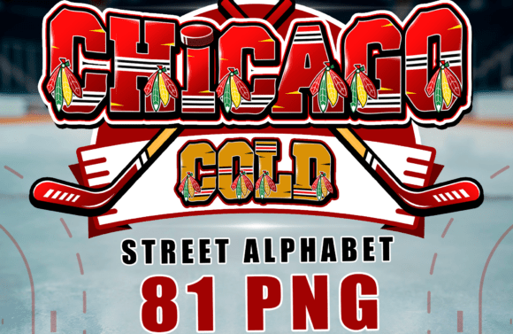 Chicago Graffiti Alphabet: 81 PNG Files for Bold Design