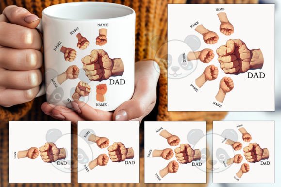 Fathers Day Dad Fist Bump Clipart Bundle: A Creative Asset for Modern Projects