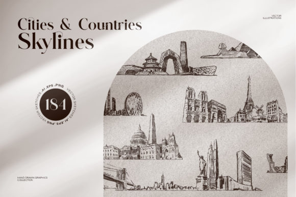 Hand-Drawn Cities Skylines: A Designer's Global Toolkit