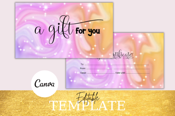 Holographic Editable Gift Certificate: A Modern Branding Tool