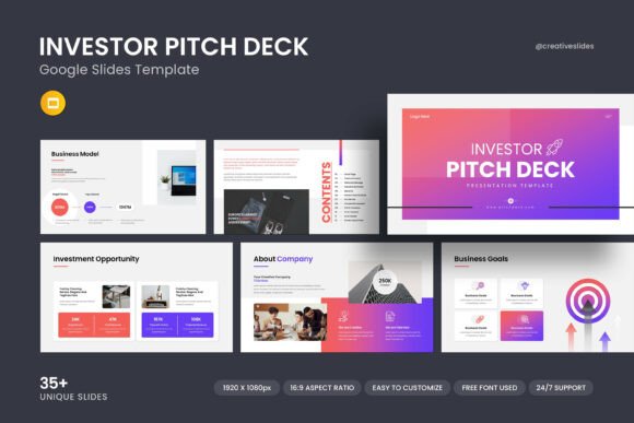 Investor Pitch Deck Google Slides: A Professional Presentation Tool