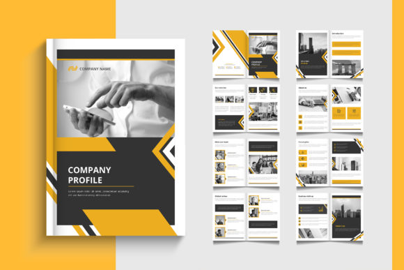 Pages Company Profile, Brochure Template: A Multi-Purpose Design Asset
