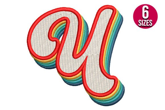 Retro Alphabet Letter U: Infusing Vintage Soul into Modern Projects