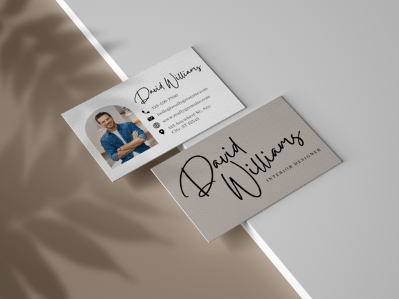 Simple Clean Business Card Template: A Canva Guide