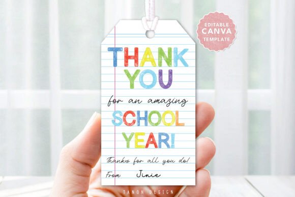 Thank You Teacher Appreciation Tag: A Designer's Guide to a Meaningful Asset