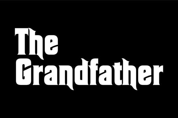The Grandfather Mafia Logo: A Vintage Gangster Font with Family Charm
